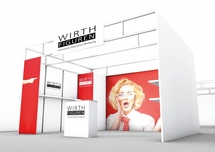 Der neue Wirth Figuren Messestand.