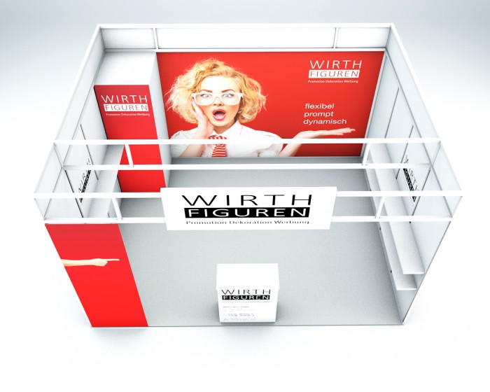 Der neue Wirth Figuren Messestand.