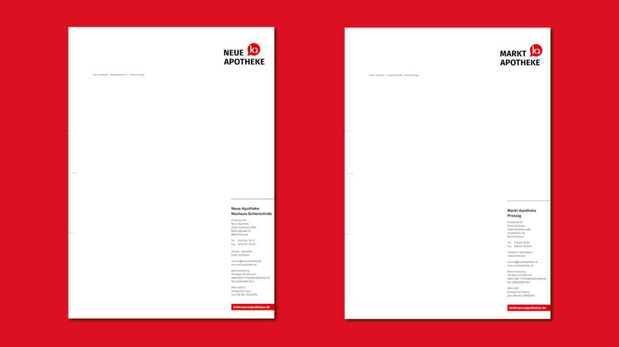 amadeus | Kohlmanns Apotheken | Briefpapier